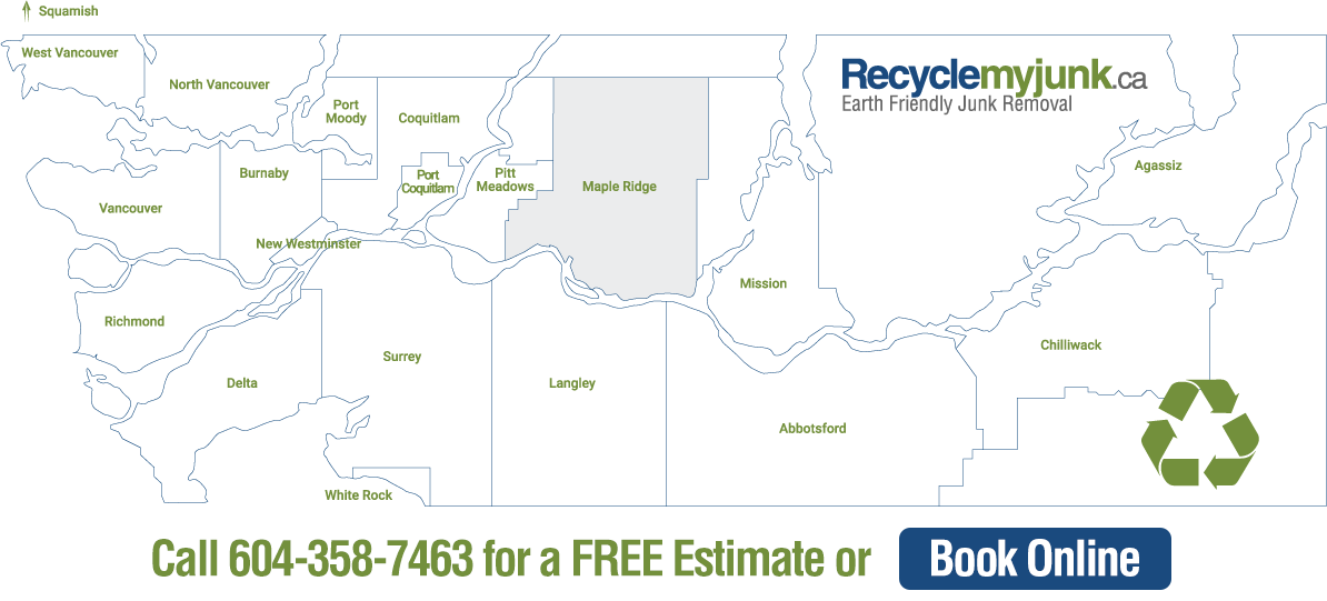 Junk Removal Maple Ridge Map