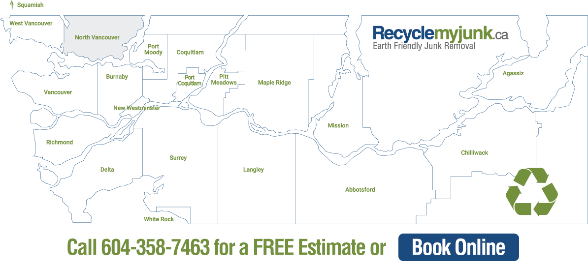 Junk Removal North Vancouver Map