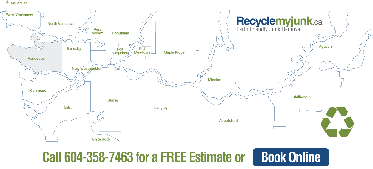 Junk Removal Vancouver Map